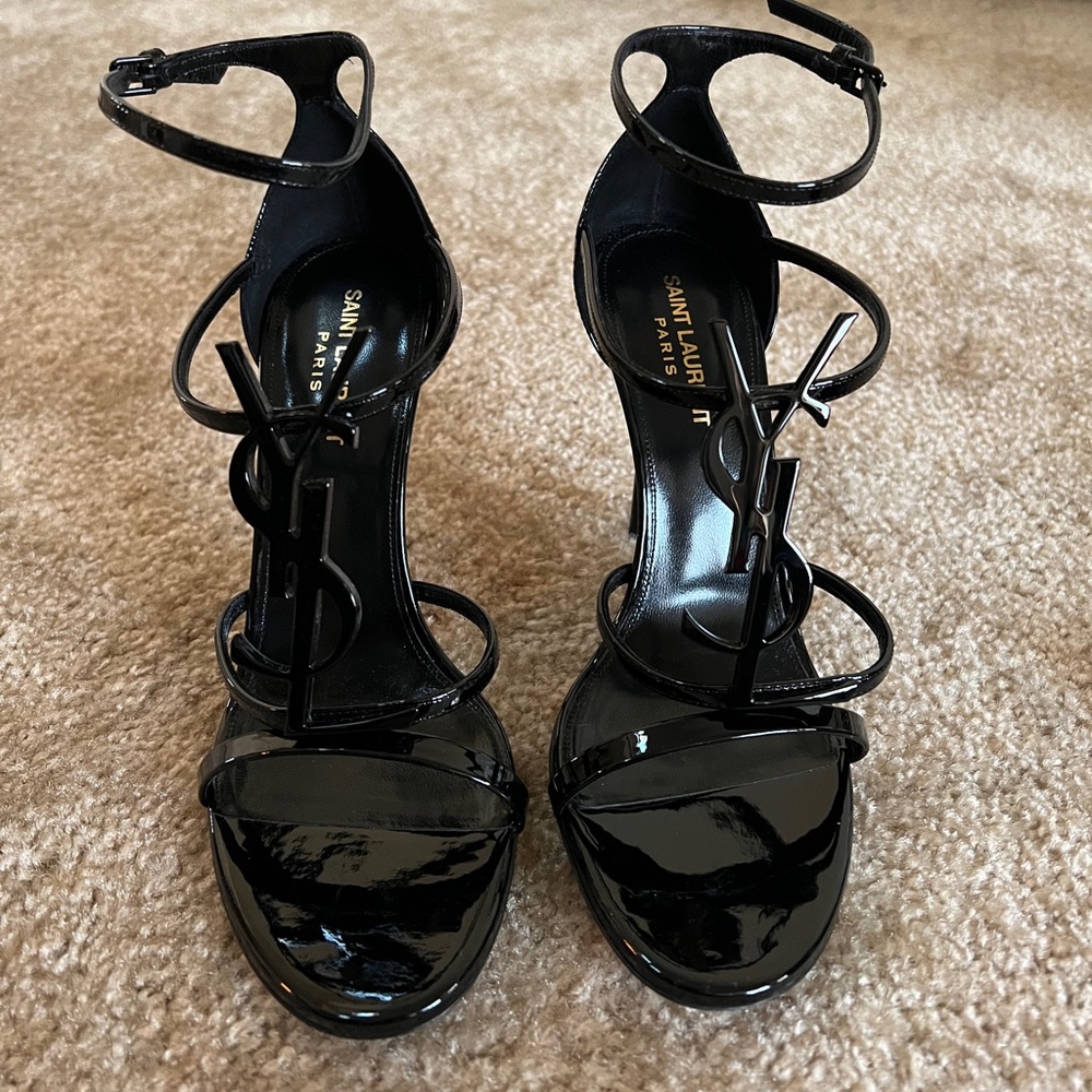 COPY - COPY - YSL sandal, black , size 8/9 EU size 39